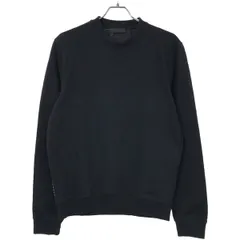 美品✨ プラダ 長袖 ロゴプリントスウェット ブラック NFCタグ UCL190