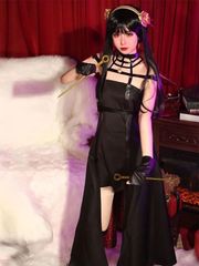 SPY×FAMILY コスプレ 衣装 アニメ ヨル ワンピース 子供 なりきり 子供サイズ イベント コミケ パーティー プレゼント 文化祭 漫遊展 ヨルフォージャー