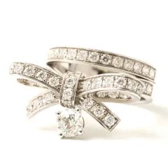 シャネル リュバンドゥ リング メレダイヤ リボンモチーフ9.5号 750 シャネル リュバンドゥ リング メレダイヤ リボンモチーフ9.5号 750