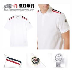 希少ラバースクエアロゴ国内正規MONCLERモンクレール鹿の子ポロシャツL