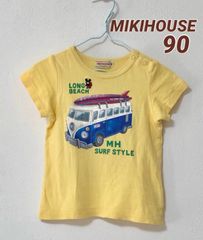 ミキハウス 半袖 Tシャツ トップス MIKIHOUSE だいだい イエロー