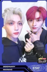 【中古】コレクションカード(男性) Stray Kids/Lee Know(リノ)・Felix(フィリックス)/裏面青/CD「ODDINARY」初回限定封入特典トレーディングユニットフォトカード