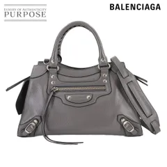 【美品】BALENCIAGA　バレンシアガ　TOWN　ダークグレー 2025年最新】バレンシアガ シティ グレーの人気アイテム - メルカリ