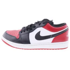NIKE (ナイキ) AIR JORDAN 1 LOW BRED TOE 553558-612 エアジョーダン1 ブレッドトゥ ローカットスニーカー ブラック/レッド US10/28cm