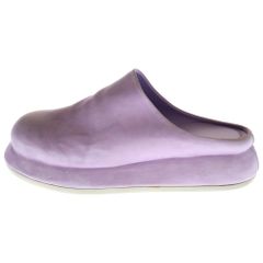 JACQUEMUS (ジャックムス) プレーンレザーサンダル パープル 42 226FO043