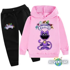 キャットナップ 長袖 パーカー 100 110 120 130 140 150 160 ピンク 女の子 スマイリングクリッターズ 服 キッズ 子供 ポピープレイタイム c6