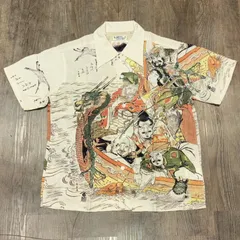 実名復刻初期　サンサーフ　和柄　アロハシャツ　鶴　50s ハワイアン　アメカジ SUN SURF (サンサーフ) 04SS 鶴&松柄 レーヨン アロハシャツ