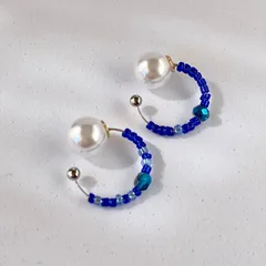 【１点物】ルンルン歩こうイヤーカフ M 付け方3パターン 5