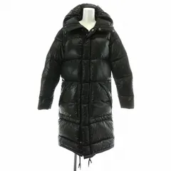 ラルフローレン RALPH LAUREN ダウンコート ロング ジップアップ フード S 黒 ブラック /NW34のサムネイル
