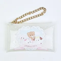 mikko illustrations ミッコ チェーン付きクリアマルチケース ポーチ