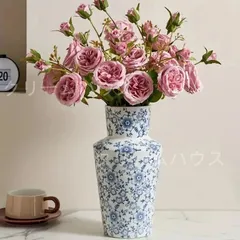 中国清時代　南京青白磁　耳付花瓶　高さ29㎝　東Y7-0604⭐︎2Fトコト 中国清時代 南京青白磁 耳付花瓶 高さ29㎝ 東Y7-0604