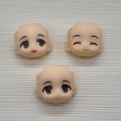 現状品　ねんどろいど 赤城 顔パーツ　フェイスパーツ　通常顔　笑顔　もぐもぐ顔　艦隊これくしょん -艦これ- 写真にあるもののみバラ売り不可