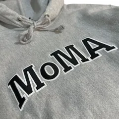 US企画 Champion × MoMA Limited Edition Reverse Weave Sweat Hoodie 灰 M チャンピオン モマ リバースウィーブ パーカー グレー
