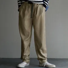 【新品】apartment department ウェビングベルト タックテーパードパンツのサムネイル