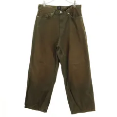 美品 H&M エイチアンドエム デニムパンツ W32 ブラウン メンズ 古着