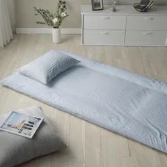 新品 日本製 敷き布団カバー シングル 防ダニ 綿100% サテンストライプ 高密度生地315本 布団カバー 北欧 おしゃれ 洗える コットン シングルロングサイズ 敷布団カバー 敷きカバー 艶 光沢 超長綿 春用 夏用 軽量 ホテル仕様 敷きふとんカバー 洗