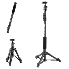 【人気商品】スタンド型一脚 ポールポッド Velbon EX ボールヘッド AZ AMZPPODEX-BAHD 4段 レバーロック 脚径23mm ベルボン 自由雲台 カメラ対応 専用ケース付属 クイックシュー対応 アルミ脚 卓上三脚へ組み換え可能