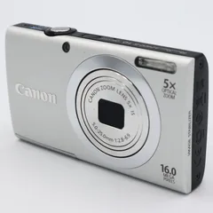 【極美品】Canon キャノン PowerShot A2400 IS デジカメ Amazon | Canon デジタルカメラ PowerShot A2400IS シルバー