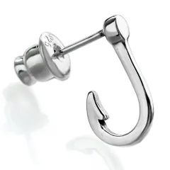 【在庫セール】[ブランド名：2PIECES] シルバー925 ピアス スタッド メンズ pi0535 釣り針 シンプル 片耳用売り