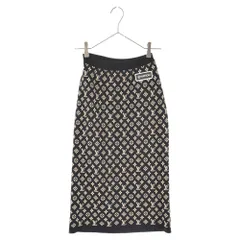LOUIS VUITTON (ルイヴィトン) 21AW ヴィタミンズスポーティ モノグラムジャカードニットチューブスカート ブラック RW212W FN6 FLKZ02 レディースのサムネイル
