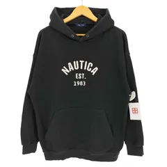 ノーティカ NAUTICA Patch Arch Logo Sweat Hoodie/フェルトパッチ アーチロゴ スウェットフーディ メンズ JPN：L 