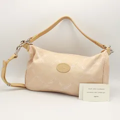 良品 ロンシャン ANA ベージュ シルバー金具 ハンドバッグ ショルダーバッグ OKZ 2000000 NSK