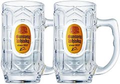 SUNTORY 　メガ角ハイジョッキ  メガ角ハイボールグラス 700ml　2個