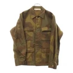 MARNI (マルニ) 4つポケットボクシーシャツ 迷彩 カモフラ 長袖シャツ マルチ JUMU0054U0のサムネイル