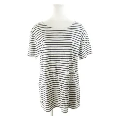 ブルーブルー BLUE BLUE カットソー  Tシャツ ラウンドネック 半袖 ボーダー 2 紺 ネイビー /AH7のサムネイル