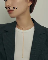 【SALE】GOLDY/ゴールディ/スリム ドロップ スライド ネックレス/アクセサリー/3231211