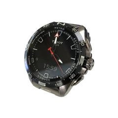 ティソ TISSOT Tタッチ コネクト ソーラー スマートウォッチ  T121.420.44.051.00 充電式 ブラック メンズ 中古 美品 T10172240
