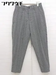◇ EMMA CLOTHES エマクローズ チェック タック センタープレス パンツ サイズS ダークグレー系 メンズ  【中古】 【1111030002304】のサムネイル
