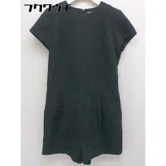 ◇ AULA AILA アウラアイラ バックジップ 豹柄 レオパード 半袖 オールインワン サイズ0 ブラック レディース  【中古】 【1108230008885】のサムネイル