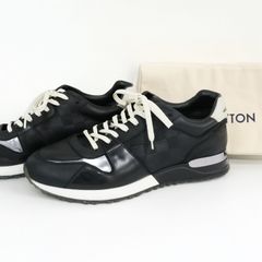 LOUIS VUITTON ルイヴィトン ダミエアンフィニ ランアウェイライン スニーカー 7 26cm ブラック 【SN158】