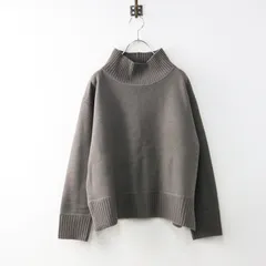エムエイチエル MHL MARGARET HOWELL FELTED ROUGH WOOL ボトルネックニット 2/グレー ハイネック  リブ【2400014581744】