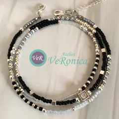 ブラックシルバー★ネックレス仕様のマスクストラップ＆メガネストラップ　マスクチェーン　グラスコード　ハンドメイド　メンズ　ユニセックス　男女兼用　かっこいい　黒　シルバー　ジルコニア