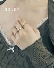 GOLDY/ゴールディ/3PCS タイニー クロス タトゥー セット リング/アクセサリー/5240602