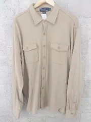 ◇ polo by ralph lauren 背中空き 長袖 ジャケット XL ブラウン #  【1002800020331】