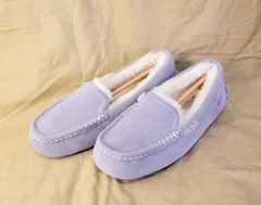 【新品未使用】UGGアンスレー　ライトグレー25cm/アグ/スリッポン/冬用