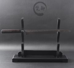 柳刃包丁 尺一（刃渡り330mm）ダマスカス鋼 本刃付け 和包丁 刺身包丁 八角柄（購入時選択可能）