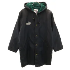 未使用級✨PUMA ベンチコート　プーマ　ブラック　160 黒　ジャケット 2025年最新】puma ベンチコート 160の人気アイテム - メルカリ