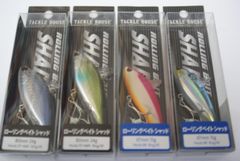 タックルハウス　RBS80　HGボラ　HGサッパ　　RBS67　スライスピンク　クリアブルー・ハーフホロ　　ローリングベイトシャッド　　計4個セット　　　Sinking　 　ローリング　ベイト 　シャッド　ロリベシャッド