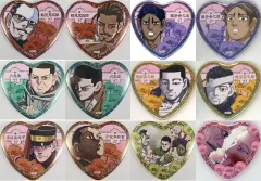 【中古】バッジ・ピンズ 全12種セット 「ゴールデンカムイ展 鶴見篤四郎の『愛です』缶バッジ 第2弾」