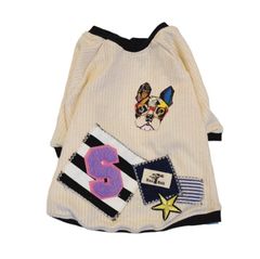 犬服　フレンチブルドック袖ありTシャツ