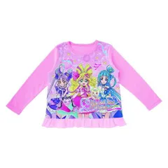 【新品・4営業日で発送】パジャマキミプリB110ピンク 光る 2TOPSニットパジャマ キミとアイドルプリキュア (B) ピンク
