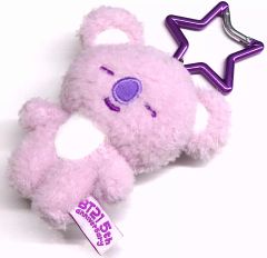 [중고] 키홀더 KOYA(아르엠) BT21 5주년 기념 레인보우 컬러 마스코트 퍼플 [BT21 5주년 기념 아트전 ~Always together~]