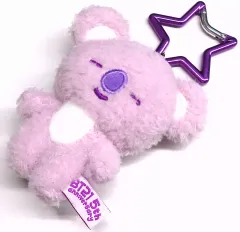【中古】キーホルダー KOYA(アールエム) BT21 5周年記念 レインボーカラーマスコット パープル 「BT21 5周年記念アート展 ～Always together～」