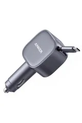 【在庫処分】Anker Nano Car Charger (75W 巻取り式 USB-Cケーブル) iPhone Galaxy Android スマートフォン ノートPC iPad 各種 その他機器対応