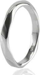 EPIC BOLEN sv925 リング メンズ 指輪 人気 スターリングシルバー ツイスト ウェーブ ねじれ シルバーリング レディース(シルバー)