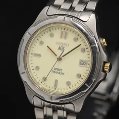 47 SEIKO メンズ　時計 チタニウム 蓄光文字盤 スピリット　デイト 2025年最新】seiko spirit titaniumの人気アイテム - メルカリ